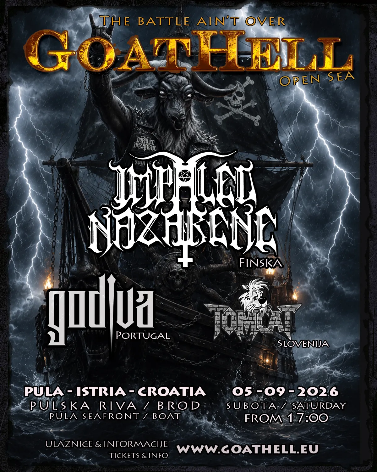 GoatHell Open Sea 2026 official poster